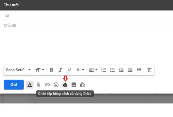 Đính kèm file Driver với email